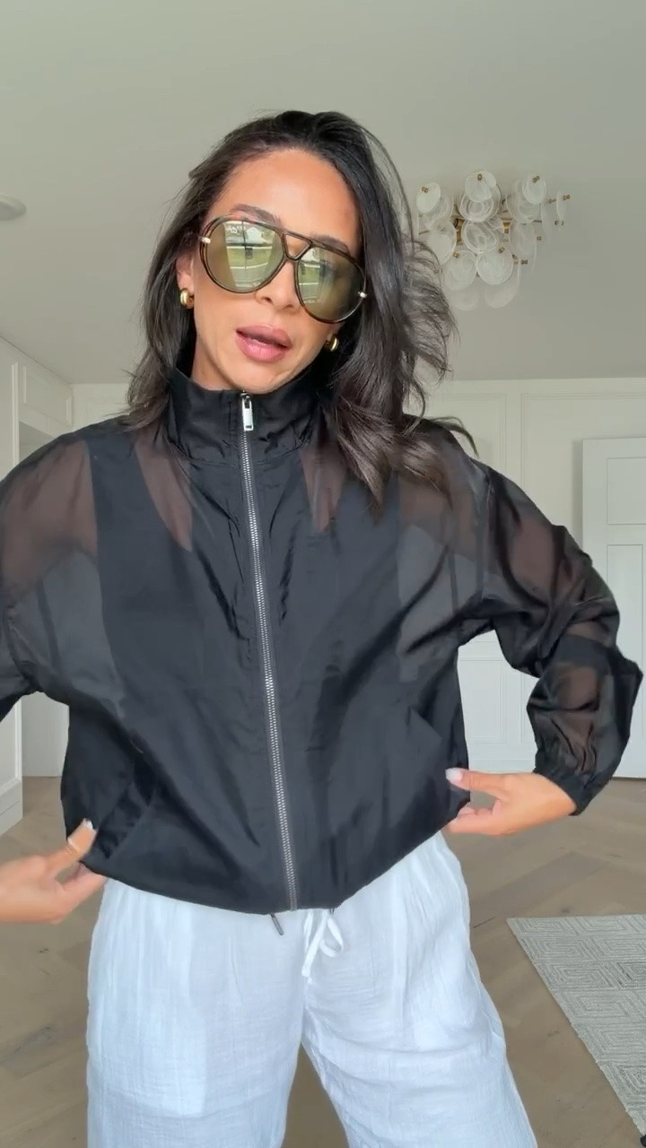 Use code NENAXSPANX to save 15% off your first Spanx order! 🖤 This jacket has an adjustable bottom so you can make it cinched! It’s the perfect light layer for spring and summer and comes in a gorgeous blue color too! Wearing size S jacket and size S barrel pants 

spanx outfit, summer outfit, errands outfit, loungewear, casual outfit, travel outfit, airport outfit

#LTKTravel #LTKSeasonal