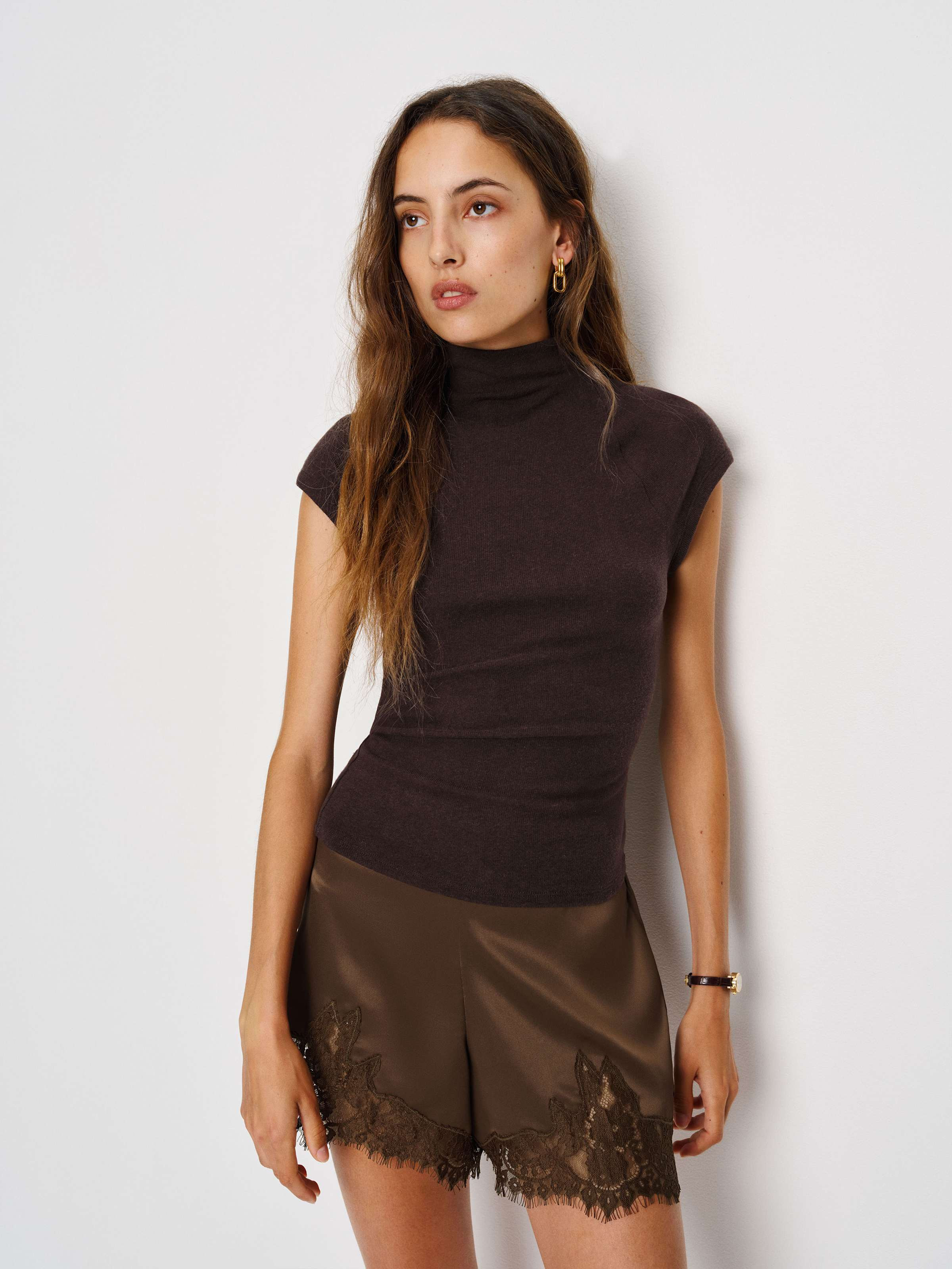 Fern Satin Short | Reformation (Global)