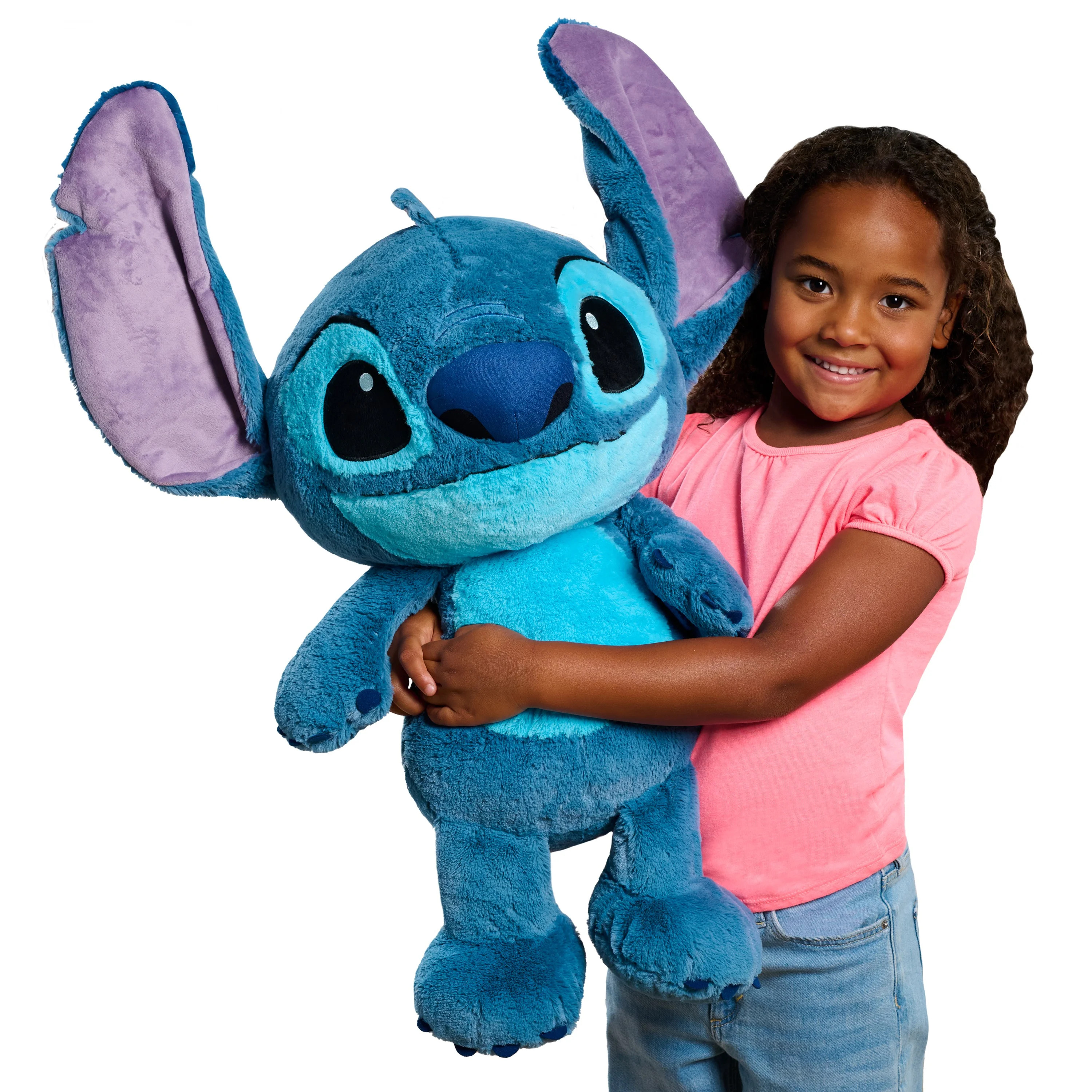 Disney Stitch Jumbo Plush 30" toy for kids ages 2 years and up | Walmart (US)
