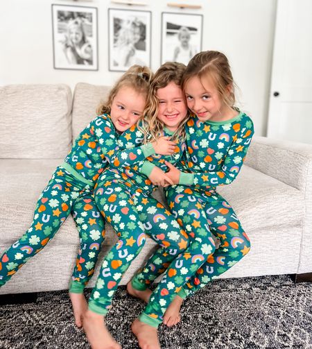 St Patrick’s day pjs! My lucky charms 🍀🌈 our favorite bamboo pajamas for saint patricks day March 17!

#LTKSpringSale #LTKfamily #LTKkids