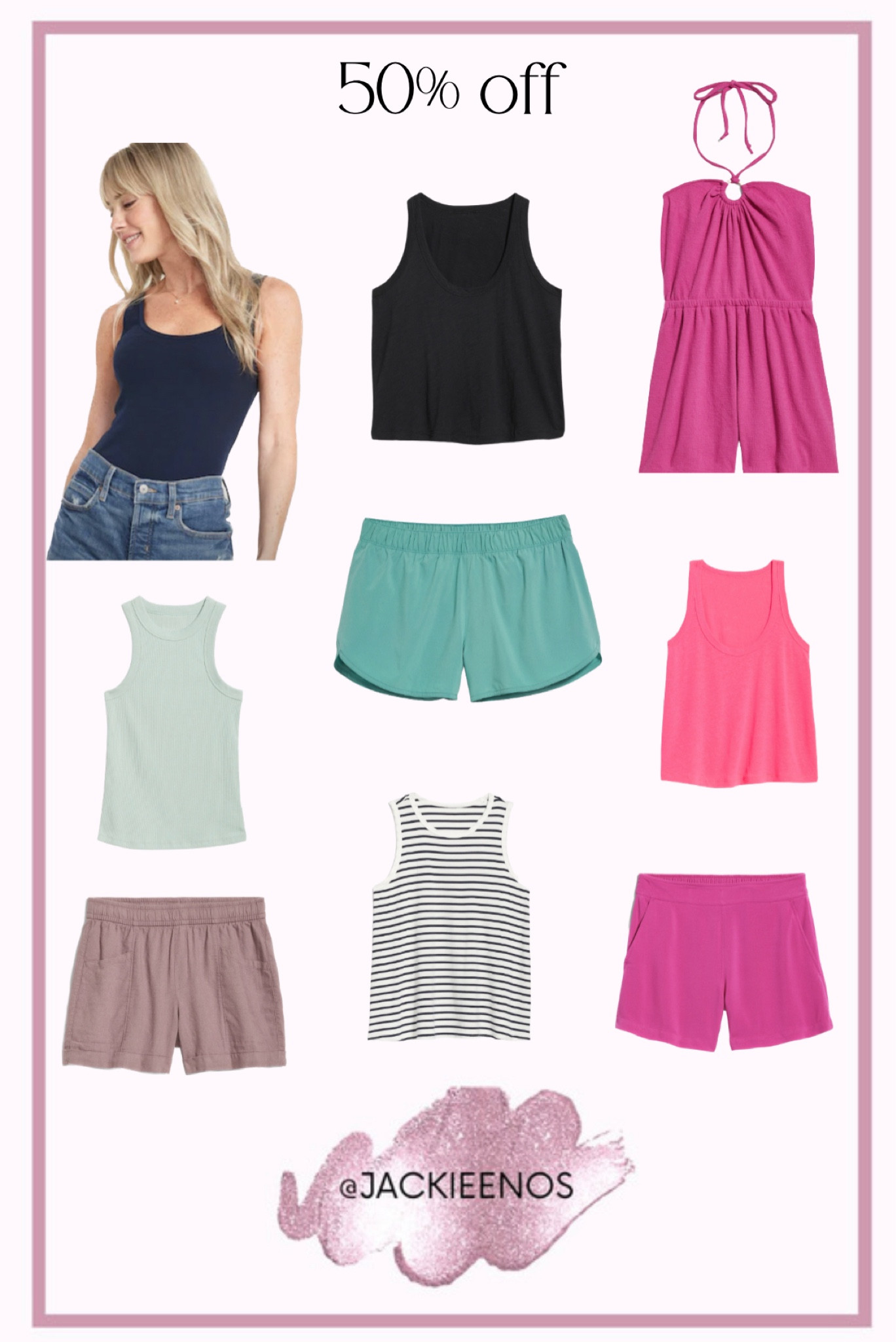 50% off everything at old navy 

#LTKsalealert #LTKunder50 #LTKfit