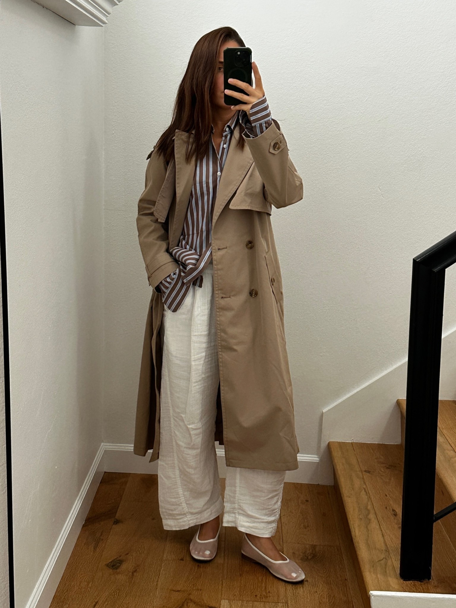 Chic casual workwear outfit 🤎

#LTKootd #LTKTravel #LTKWorkwear