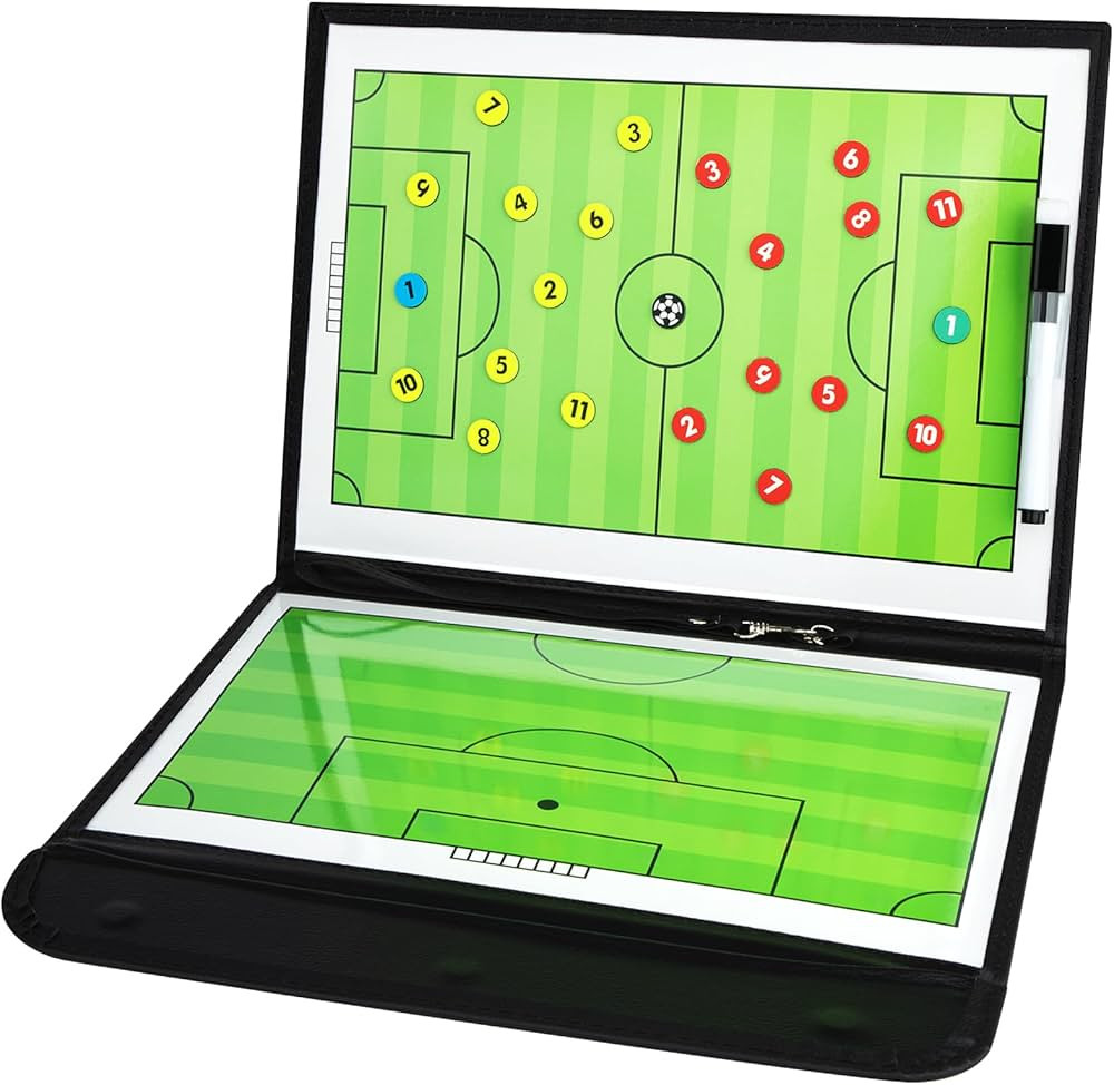 Soccer Coaching Board Soccer Coaches Clipboard Tactical Magnetic Board Kit with Dry Erase, Marker... | Amazon (US)