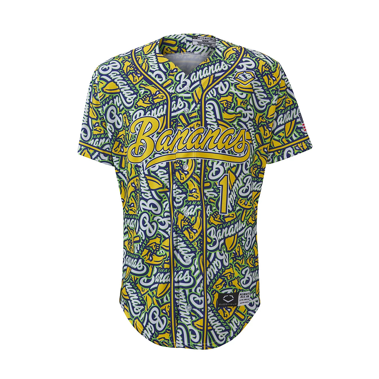 EvoShield Savannah Bananas Youth Print Replica Jersey | Academy Sports + Outdoors