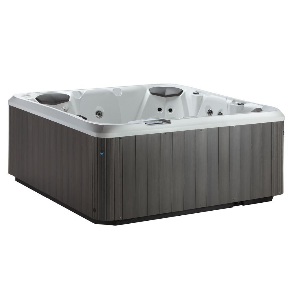 Lifesmart Estrella 6 Person 42-Jet 230V Acrylic Hot Tub with Lounge Seating | The Home Depot
