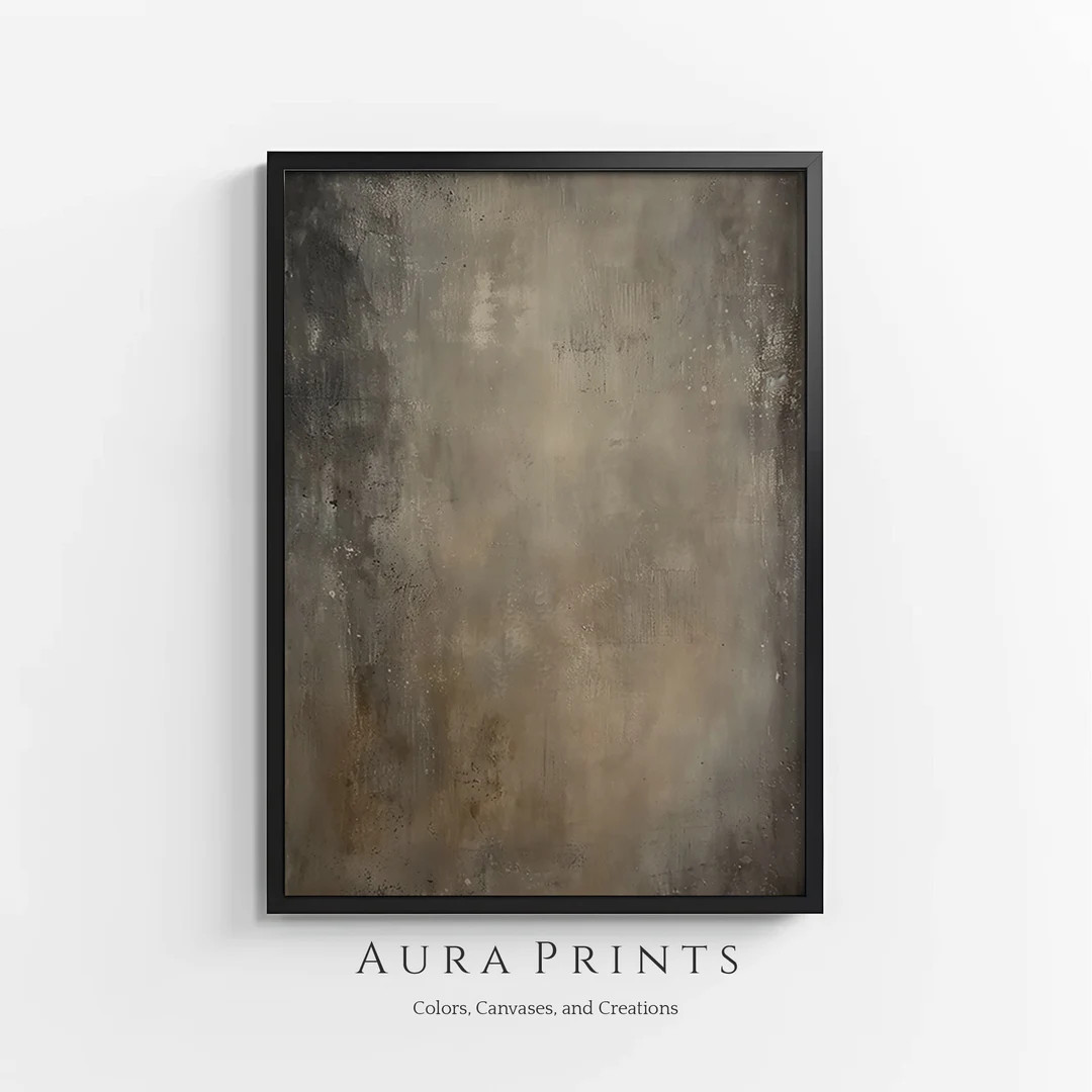 Earthy Tones Abstract Painting | Neutral Wall Art | Vintage Cottage Decor | PRINTABLE Digital Dow... | Etsy (US)