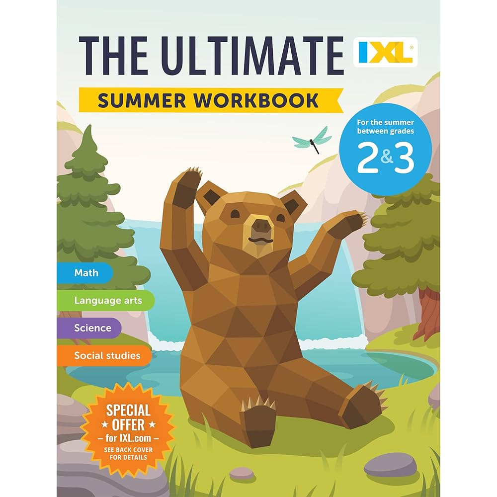 IXL Ultimate Summer 2nd to 3rd Grade Workbooks, Math, Reading Comprehension, Language Arts, Geogr... | Amazon (US)