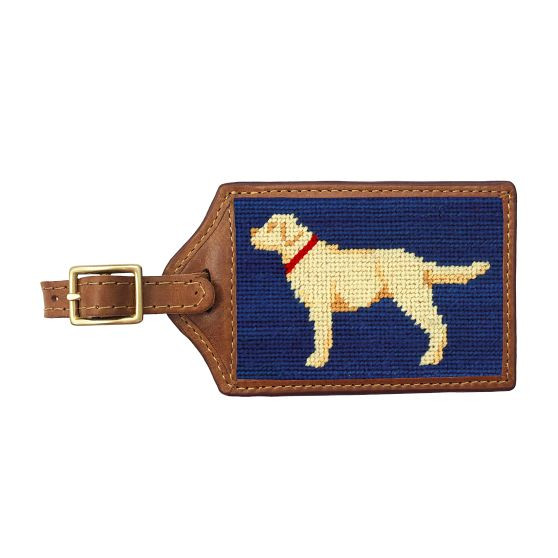 Smathers & Branson Needlepoint Luggage Tag | Mark and Graham