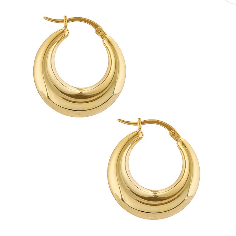 Just purchased these gold hoops!

#LTKbeauty #LTKunder50 #LTKstyletip