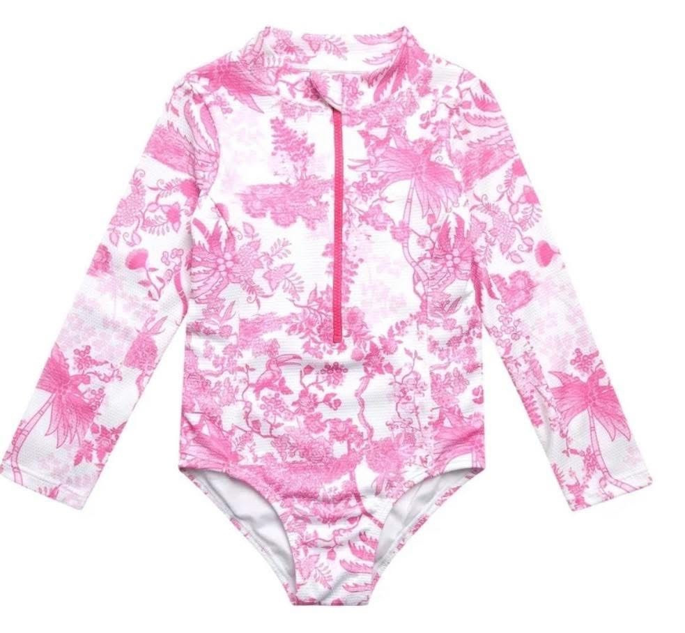 $5 bathing suits in several  designs!! Grab them while you can! #bathingsuit #toddler  