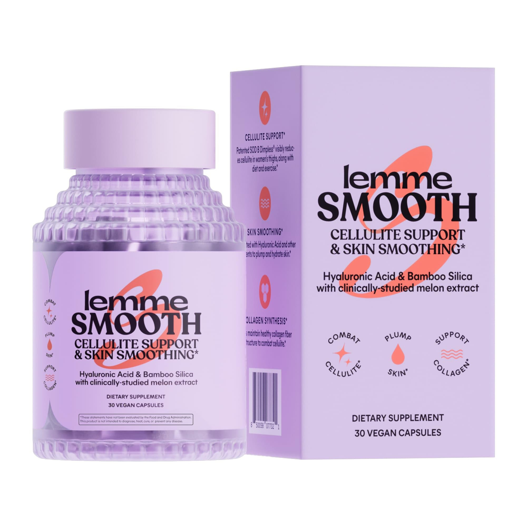 Lemme Smooth Anti Cellulite Capsules for Women, Smooth Legs & Thighs, Reduce Cellulite & Crepey S... | Amazon (US)