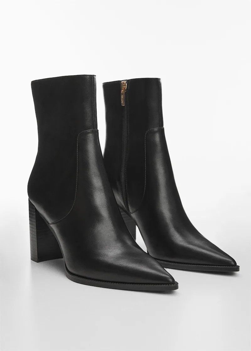 Pointed heel ankle boot -  Women | Mango United Kingdom | MANGO (UK)