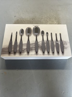 Artis Makeup Brushes Elite Collection Smoke Finish 10 Piece Set NEW; Damaged Box  | eBay | eBay US