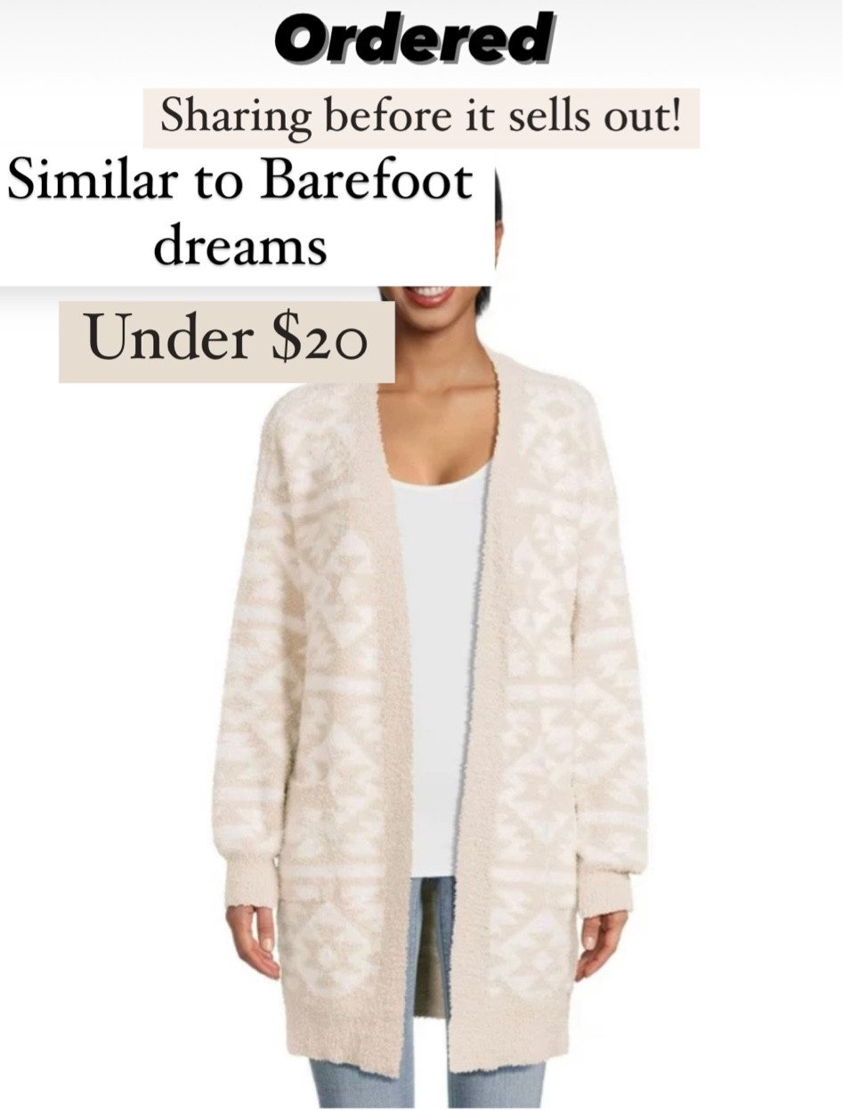 Similar to Barefoot dreams cardigan, soft cardigan, cozy, LTKcasual, Walmart fashion finds, Walmart style

#LTKSeasonal #LTKGiftGuide #LTKstyletip