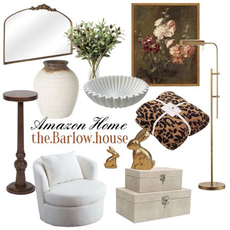 Amazon home finds 


Statement furniture 
Animal print 
Blanket 
Brass floor lamp 
Amazon home 
Amazon furniture 
Amazon home decor 
Fancy mirror 
Vintage style 
Olive tree faux branches 
Faux branches 
Scallop vases
Jewelry dish 
Floral pictures 
Small table 


#LTKstyletip #LTKhome #LTKfindsunder50