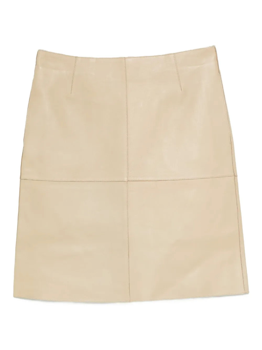 paneled leather skirt | Farfetch Global