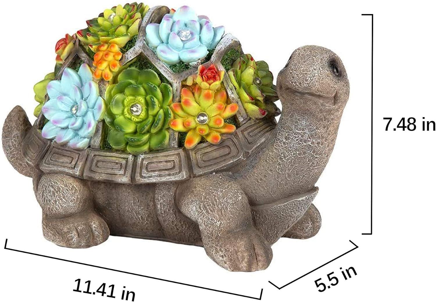 GIGALUMI Turtle Garden Figurines Outdoor Decor, Garden Art Outdoor for Fall Winter Garden Decor ,... | Amazon (US)