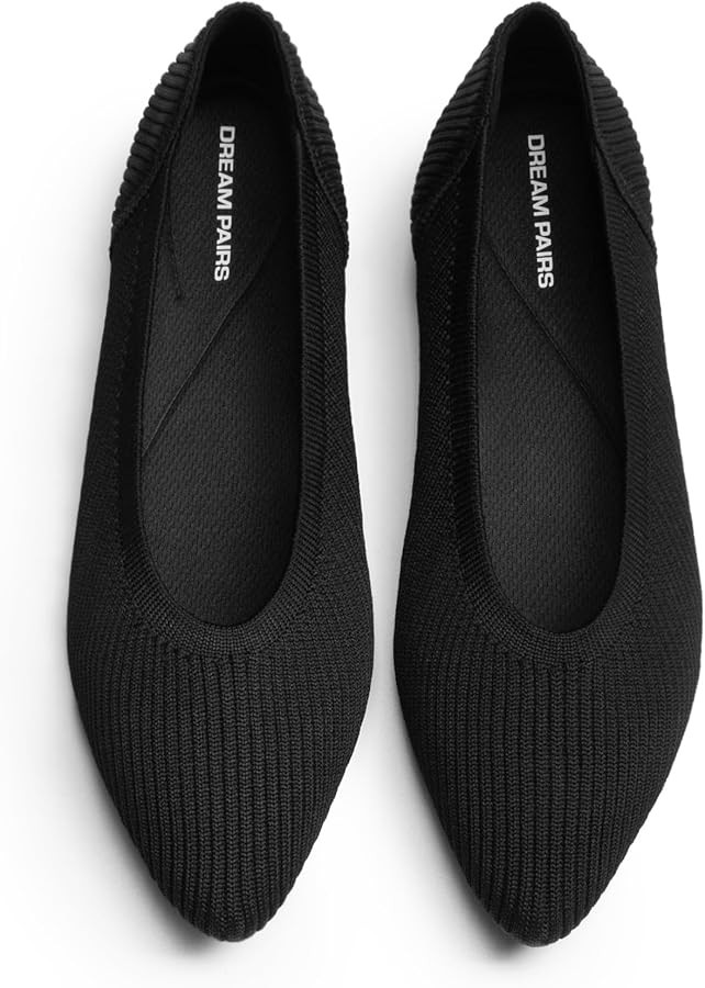 DREAM PAIRS Women's Knit Ballet Dressy Flats Comfortable Washable Flexible Breathable Casual Clas... | Amazon (US)