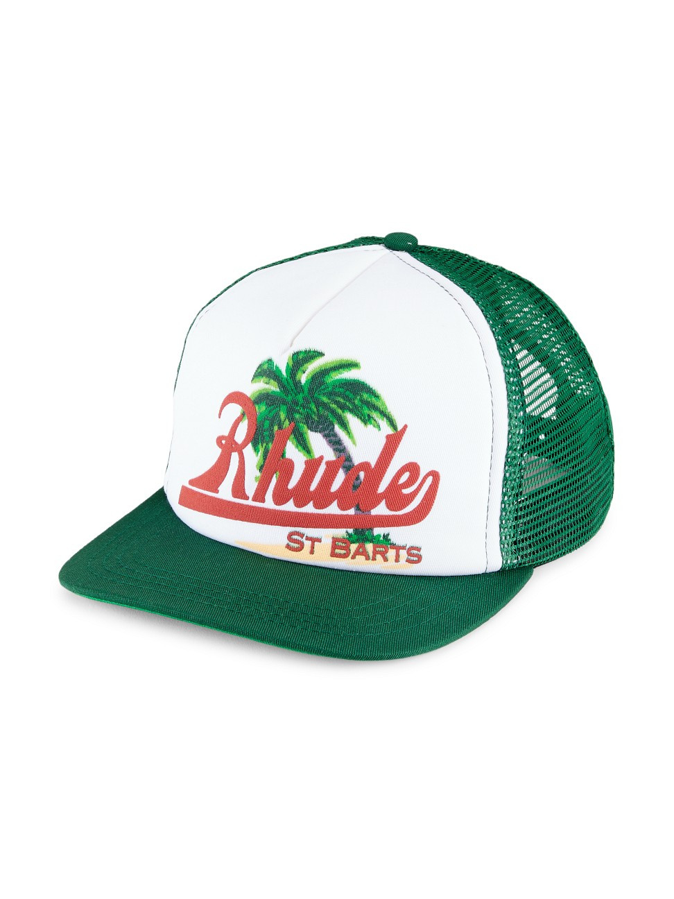 Men's Palms Trucker Hat - Green White | Saks Fifth Avenue