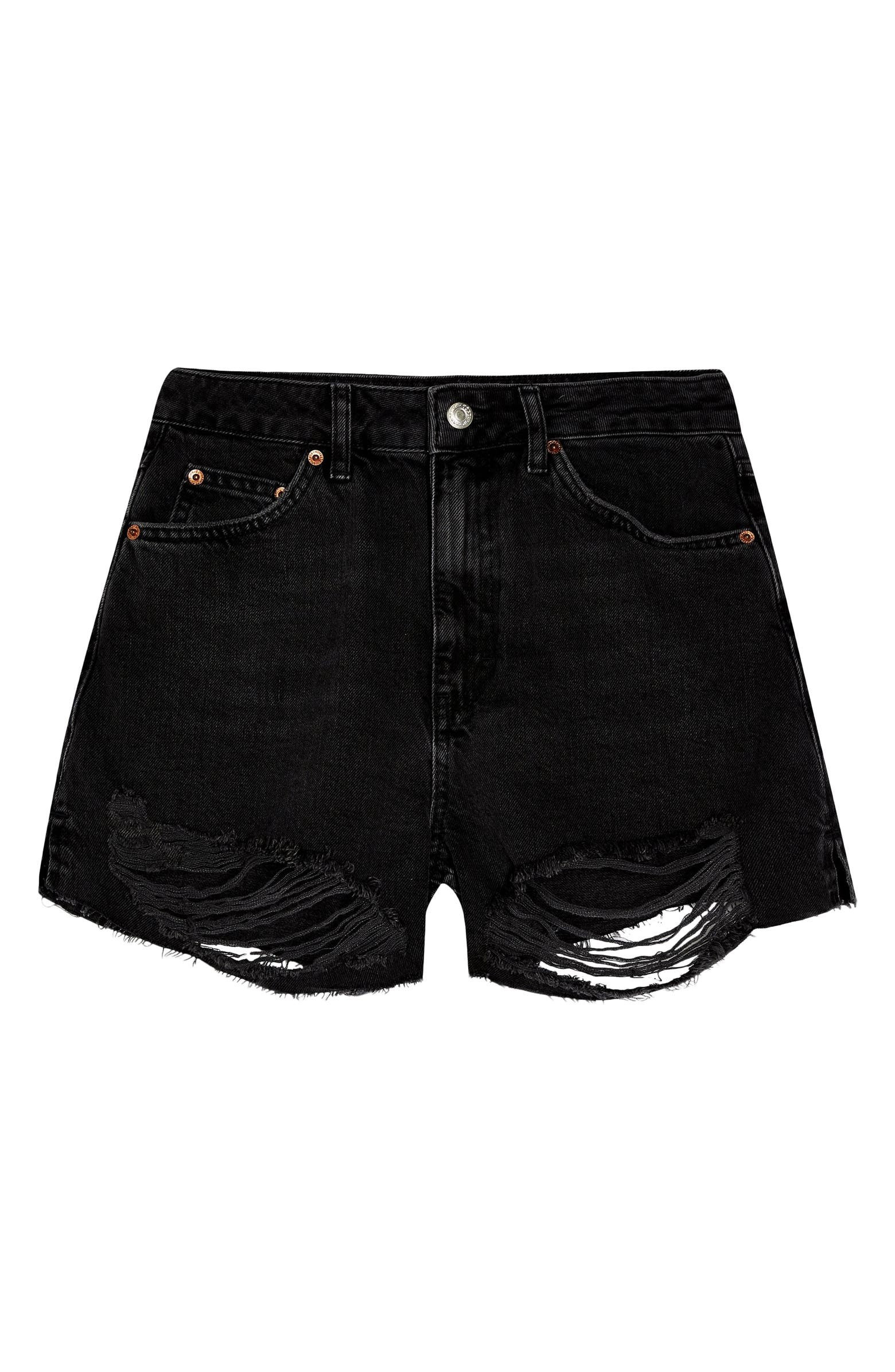 Split Super Rip Denim Shorts | Nordstrom