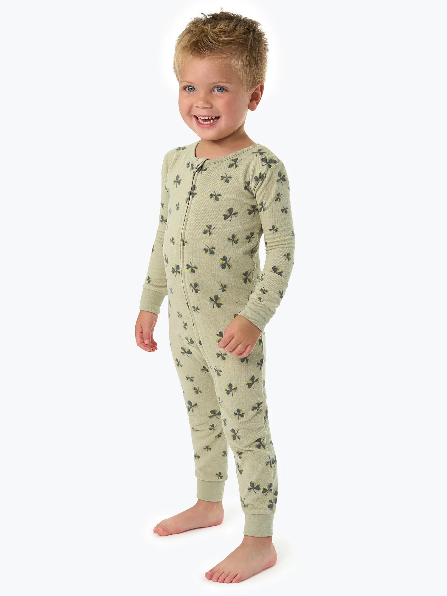 Modern Moments by Gerber Baby and Toddler Gender Neutral St. Patrick's Day One-Piece Pajama, Size... | Walmart (US)