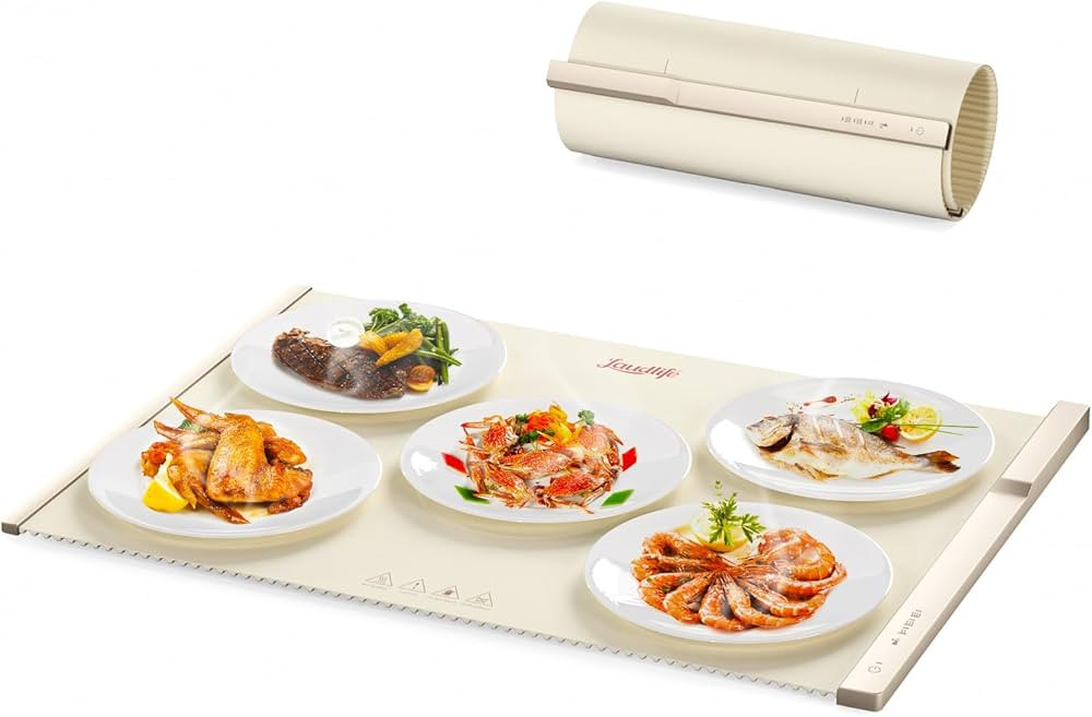 Electric Warming Tray with Adjustable Temperature, Laudlife 5 in 1 Food Warmer for Parties Featur... | Amazon (US)