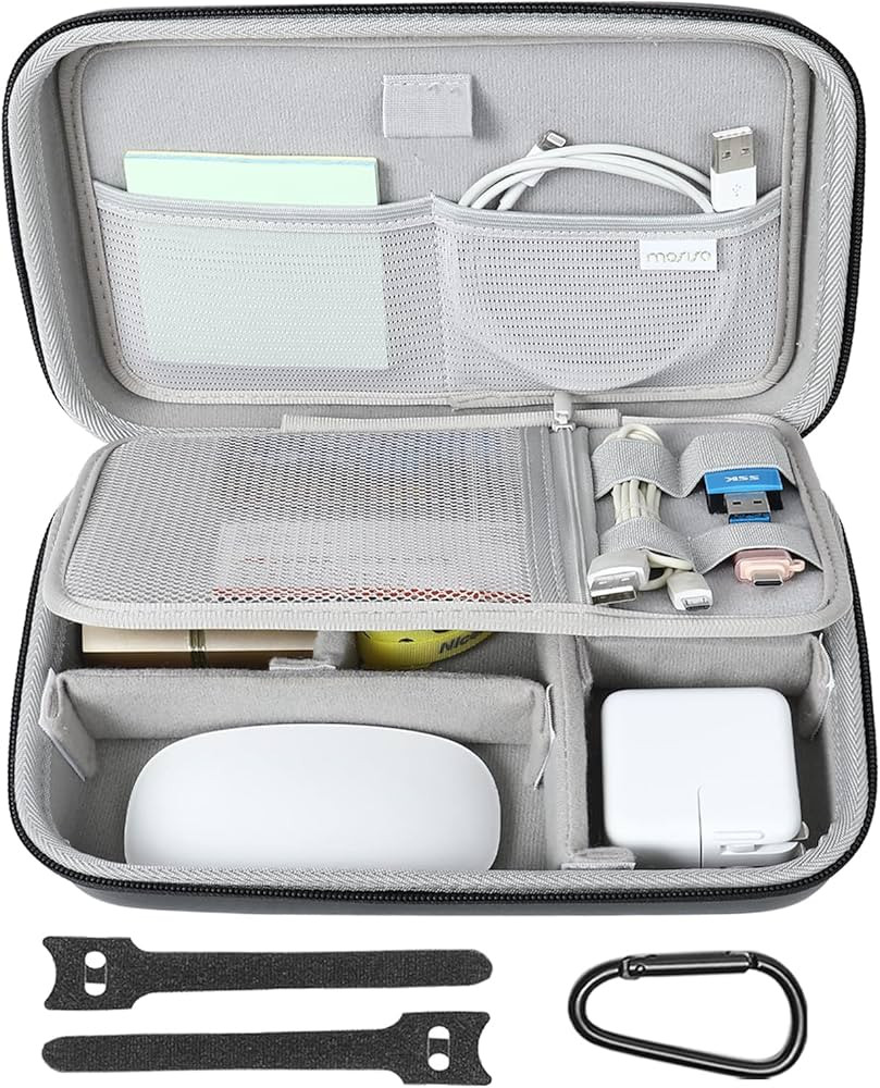 MOSISO Electronic Organizer Travel Case Compatible with MacBook Power Adapter, Compatible with Ma... | Amazon (US)