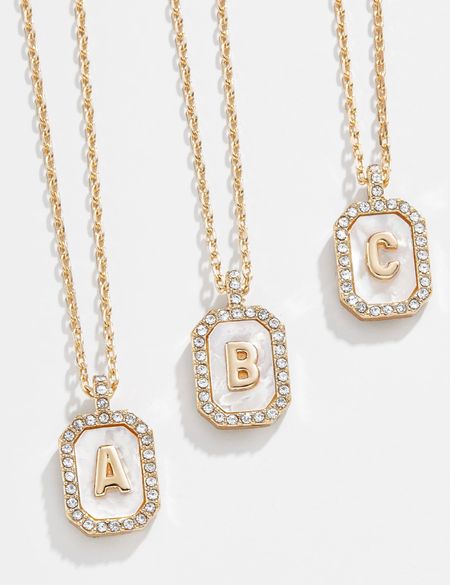 new bauble bar gold initial necklaces! on sale & great stocking stuffer!!

#LTKHoliday #LTKstyletip #LTKGiftGuide