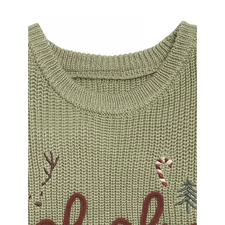 Modern Moments By Gerber Toddler Girl Sibling Matching Sweater, Sizes 12 Months - 5T | Walmart (US)