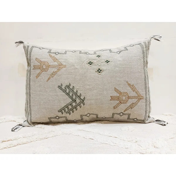 Kail Pillow Cover Cactus Silk Inspired Lumbar Pillow Cover | Wayfair North America
