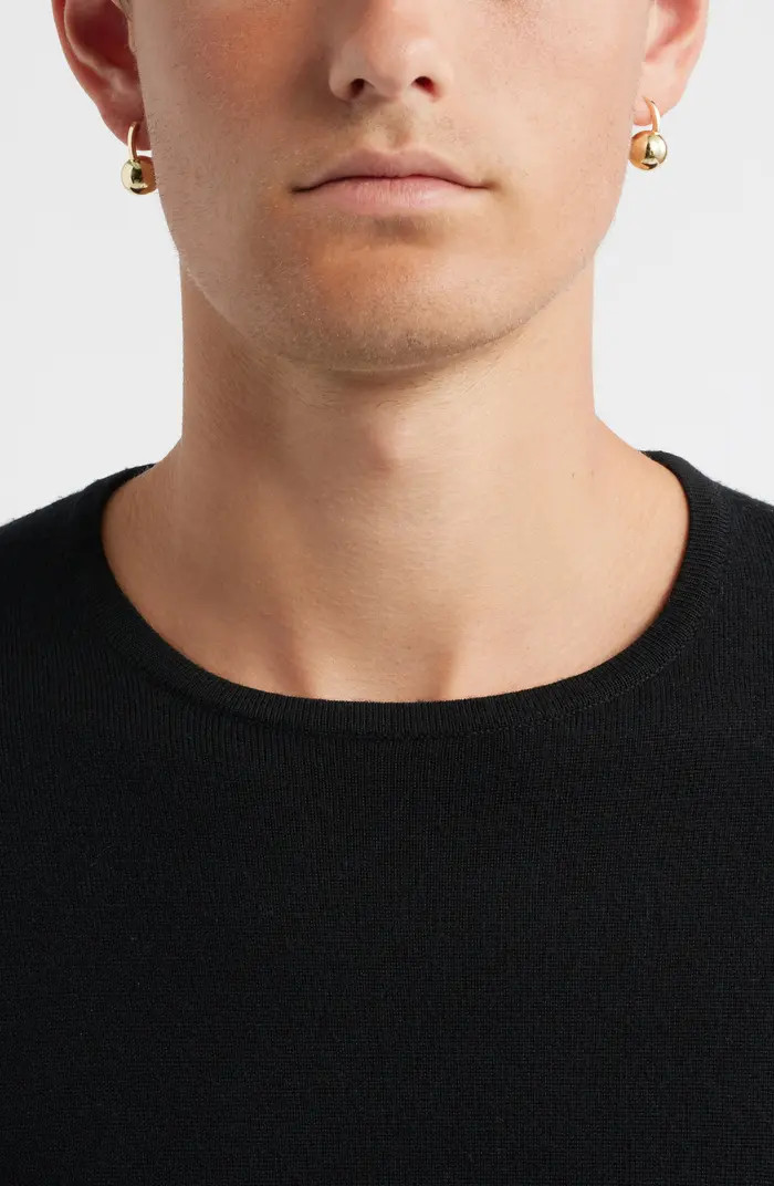 Orb Drop Huggie Hoop Earrings | Nordstrom