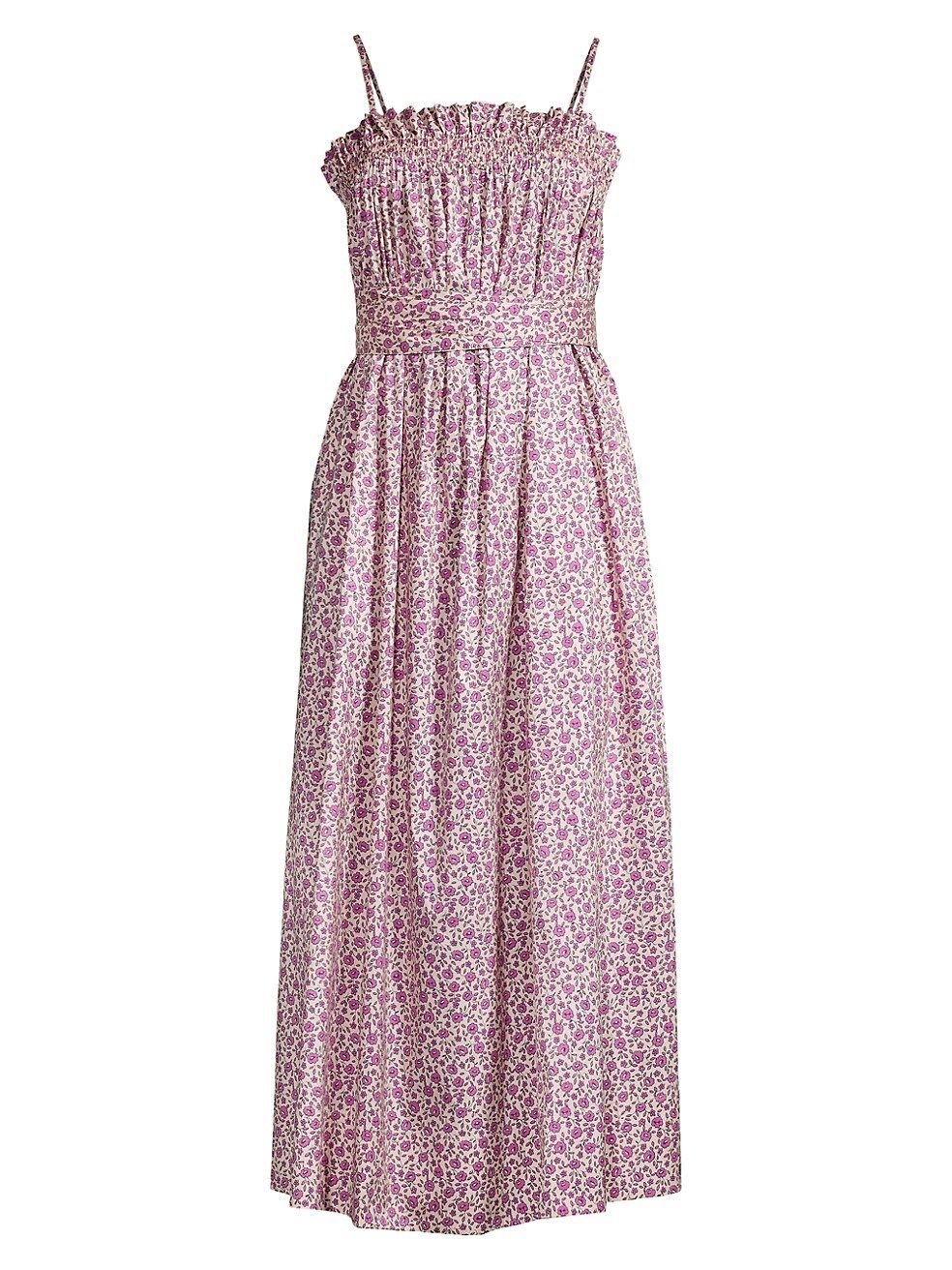 Floral Ruffle-Top Maxi Dress | Saks Fifth Avenue