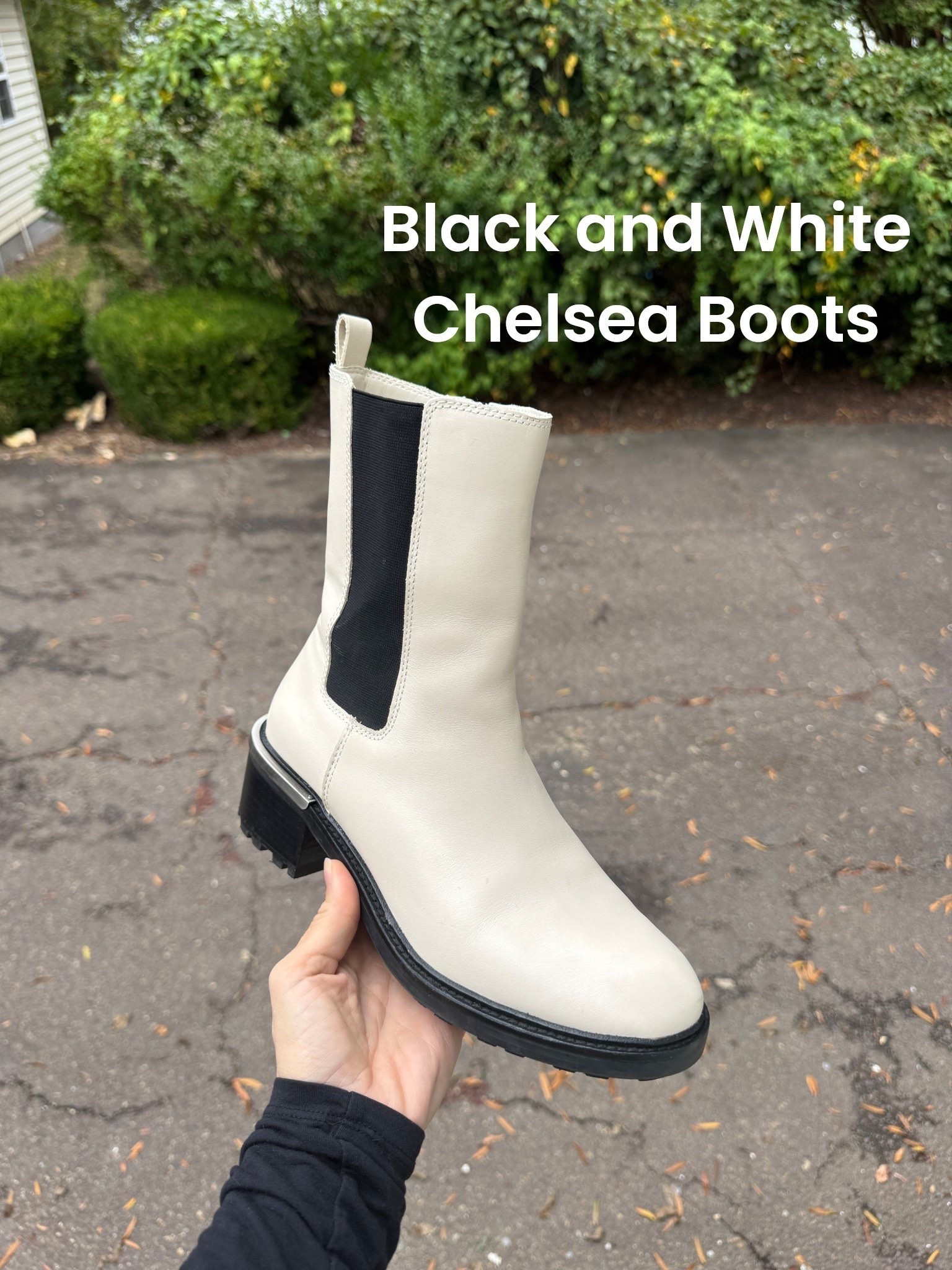 These black and white Chelsea boots are the perfect mix of classic and bold — a fall staple with a modern twist. The sleek contrast design instantly elevates any outfit, whether you’re pairing them with jeans and a cozy sweater or a midi dress and trench coat. They’re comfortable, on-trend, and the kind of piece that makes even the simplest outfit feel styled and intentional.

If you’ve been looking for chic, affordable fall boots that work for everyday wear, these are a must. Black and white Chelsea boots are trending this season for a reason — they’re versatile, timeless, and effortlessly cool. 

#LTKFindsUnder100 #LTKShoeCrush #LTKSeasonal