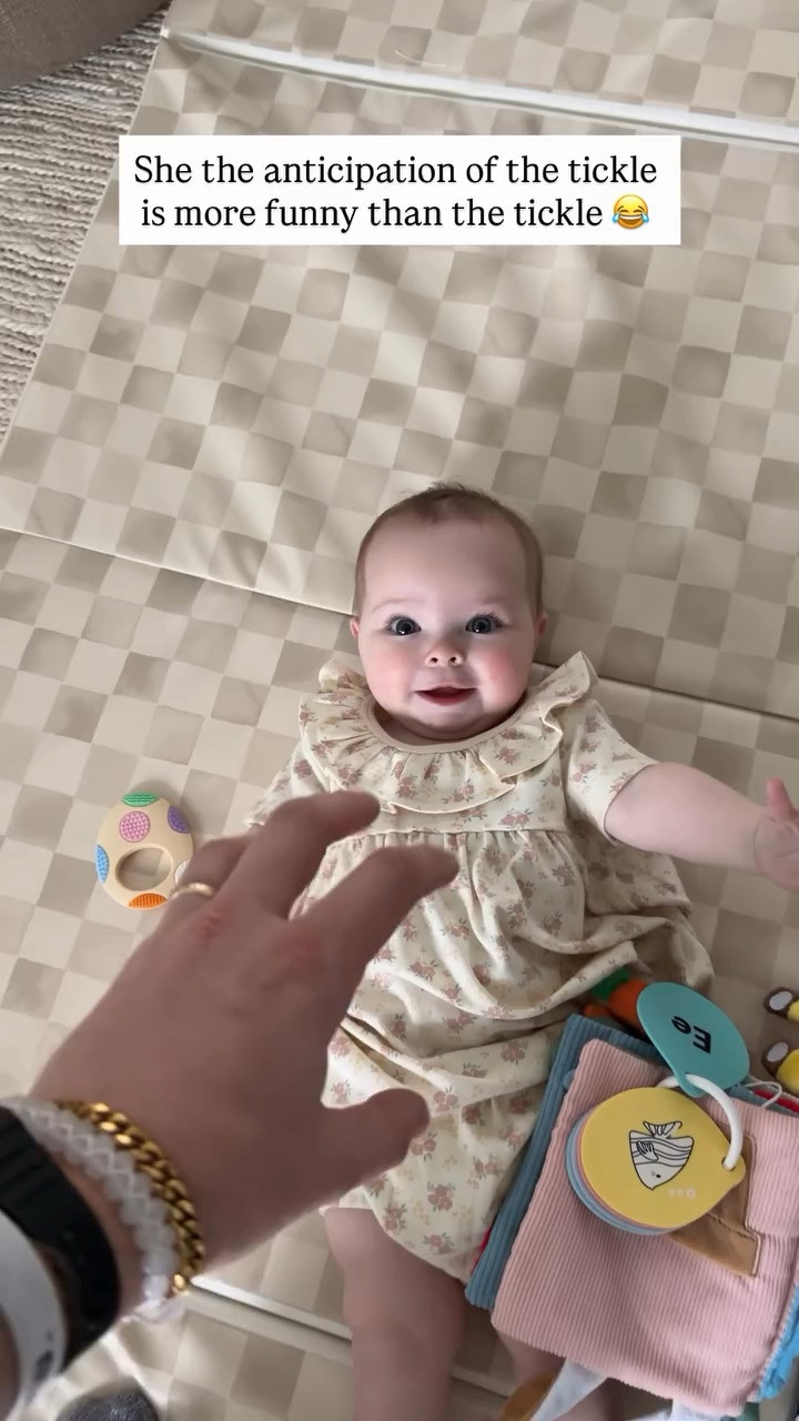 The anticipation of the tickle is more funny than the tickle 😂

Linking her adorable floral dress!

#LTKBaby #LTKKids #LTKdayinmylife