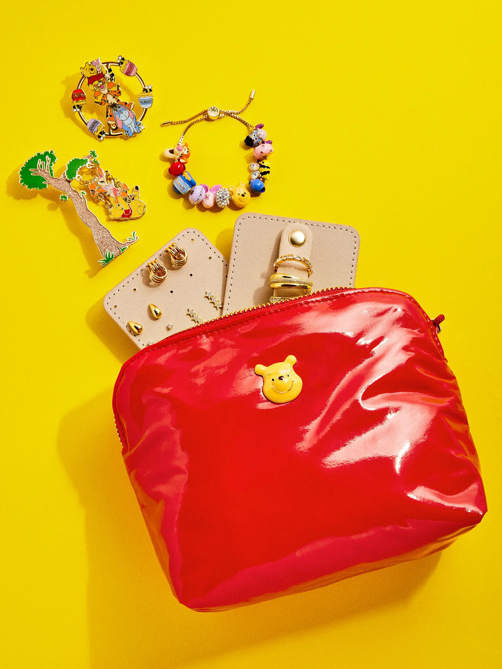 Disney Character Jewelry Storage Pouch - Winnie the Pooh | BaubleBar