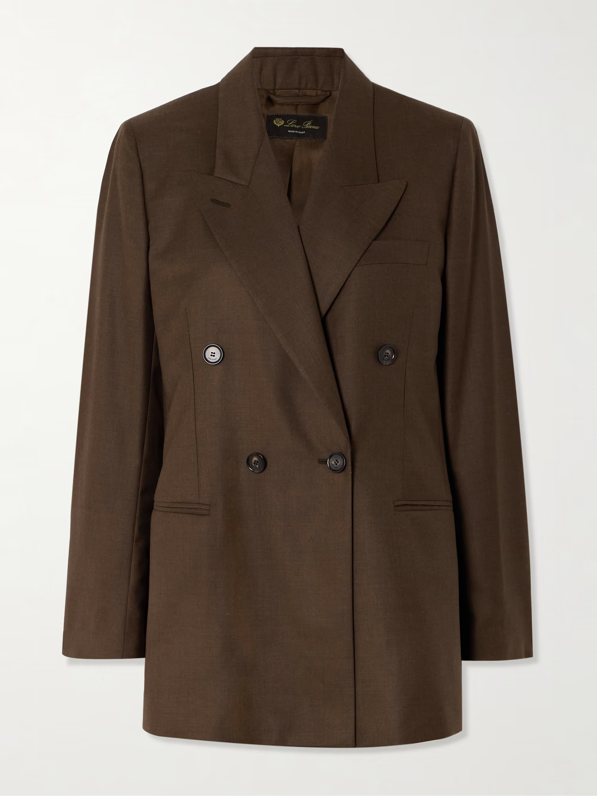 Oversized double-breasted virgin wool blazer | NET-A-PORTER (UK & EU)