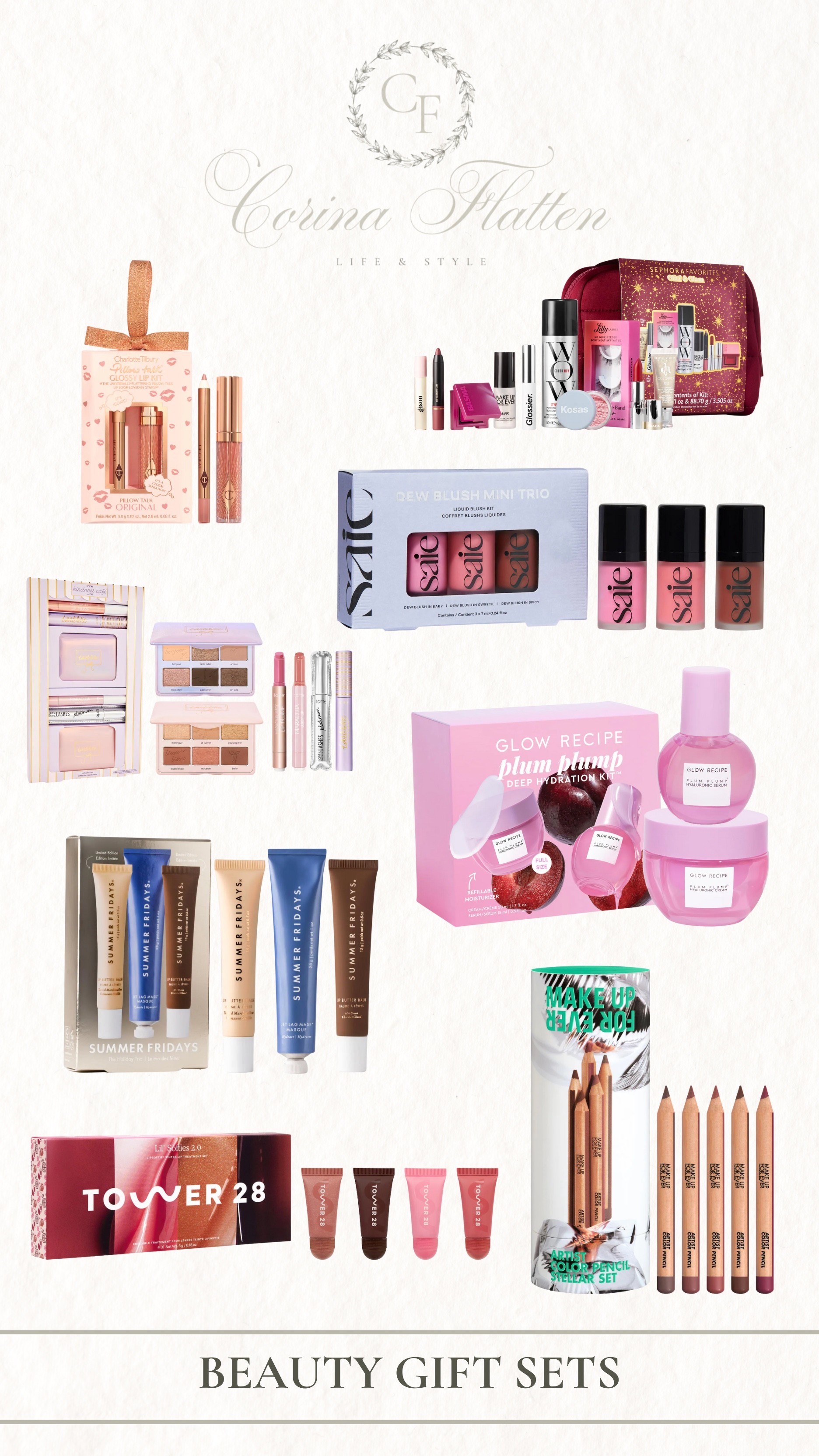 Makeup sets make the best gifts! 

Saie, lipstick duo, Tarte, tower 28, Sephora, skin care, Charlotte tilbury 

#LTKBeauty #LTKHoliday #LTKOver40