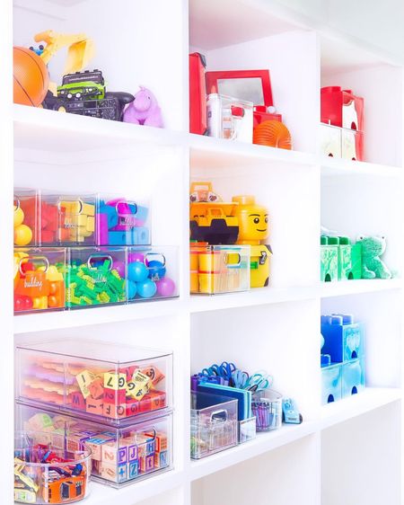 Use these must-have organizing solutions to help find a home for all the kids’ toys! 🧸 