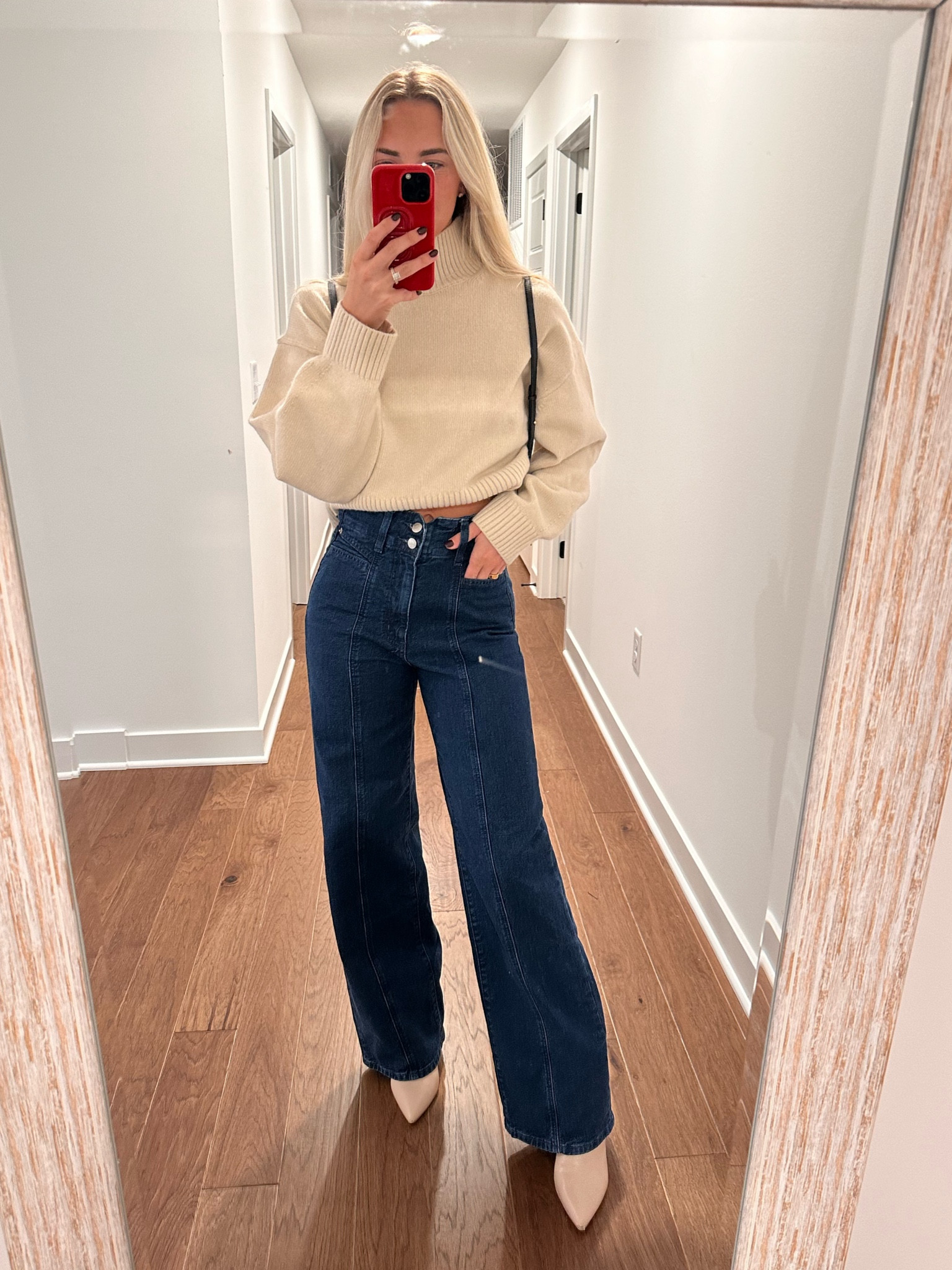 Easy fall/winter look!

Jeans from target - absolutely great deal only $21 for a short time!!! 

Booties are old H&M. No longer have the cream color, but I liked the black and similar options! 

Sweater is old H&M, but linked similar! 

#LTKHoliday #LTKCyberWeek #LTKSaleAlert