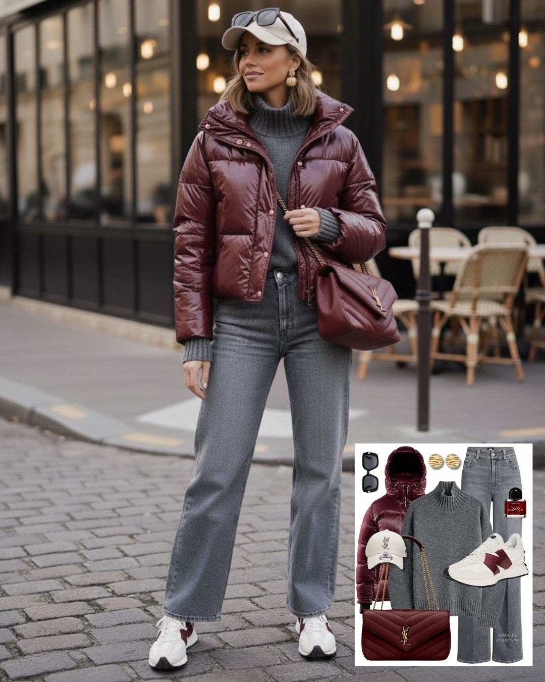 Gray & Burgundy Color Combo 🩶♥️✨#LTKItBag #LTKStyleTip

#LTKSeasonal