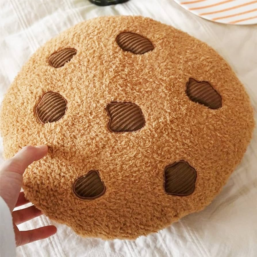 Amazon.com: TOKZON Cookie Pillow Chocolate Chip, Chocolate Chip Cookie Pillow, Food Shaped Pillow... | Amazon (US)