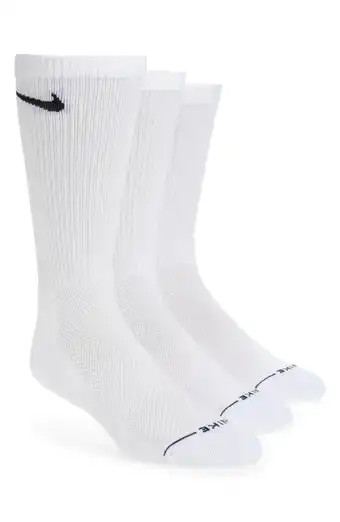 Assorted 3-Pack Everyday Plus Cushion Crew Training Socks (Men) | Nordstrom | Nordstrom