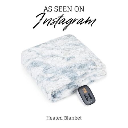 As seen on Instagram, Amazon find, heated blanket, Brooke start at home 

#LTKfamily #LTKhome #LTKSeasonal
