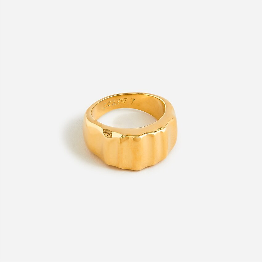 Textured chunky ring | J. Crew US
