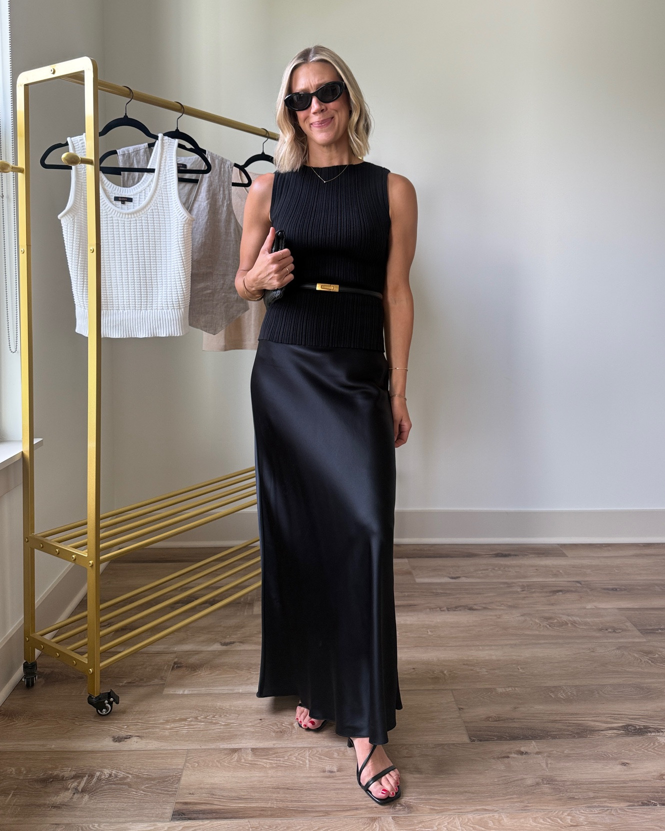 Wearing small ribbed tank, small silk skirt

@Quince #quincepartner

#LTKootd #LTKOver40 #LTKSeasonal