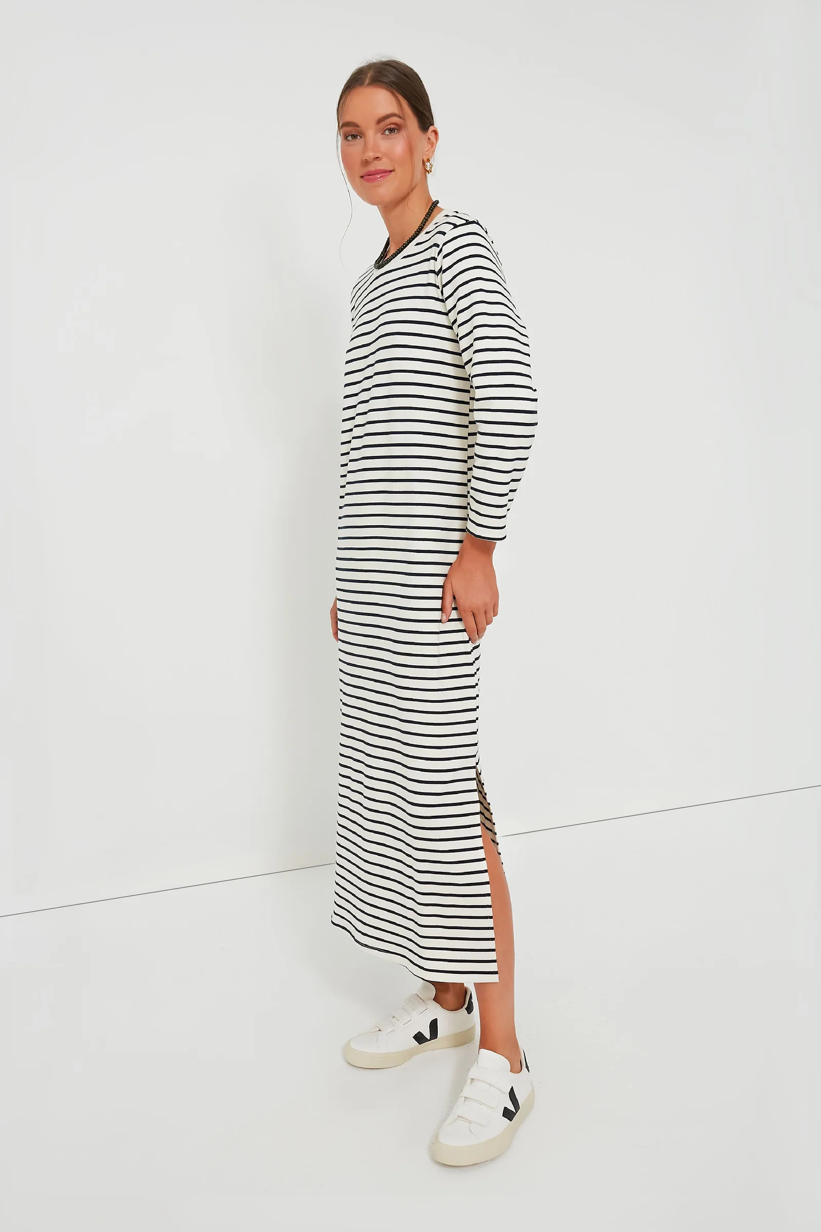 Navy Stripe Gio Maxi Dress | Tuckernuck (US)