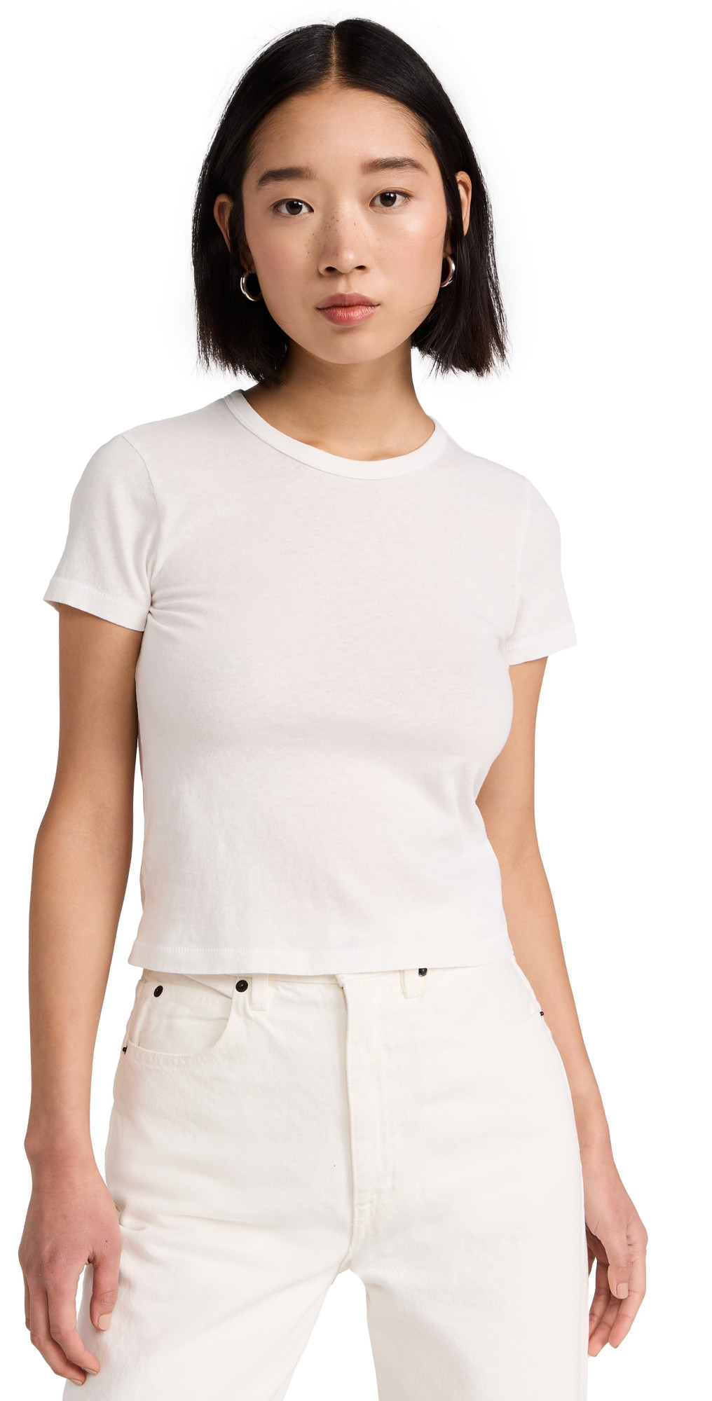 SLVRLAKE Baby Tee Natural White XS | Shopbop