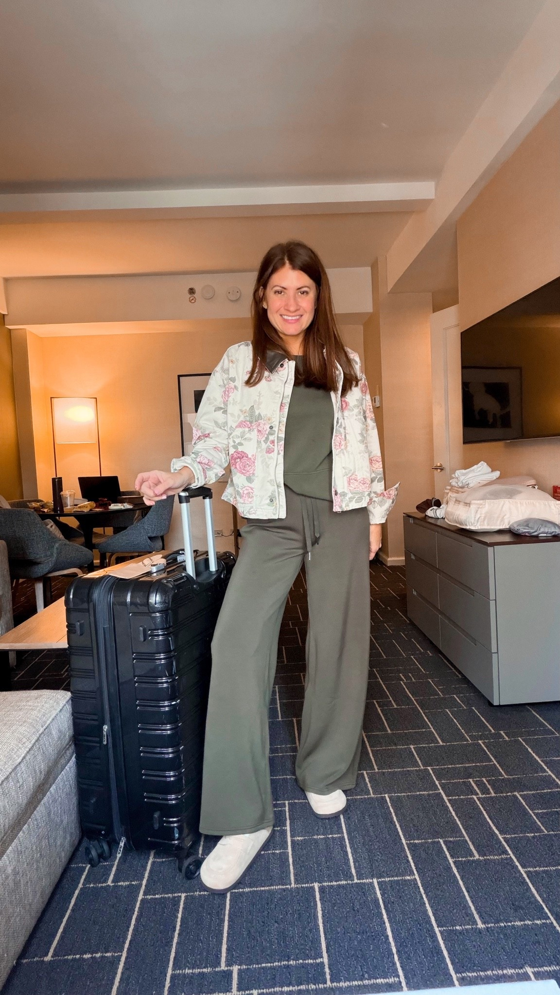 NYFW travel OOTD! This new @Spanx said is so comfortable and amazing! They wash well and they last forever! Definitely an investment but worth it in my opinion! Also got to wear this super cute early fall jacket from Old Navy and I love it!

#LTKOver40 #LTKSeasonal