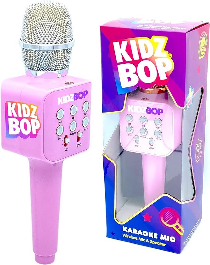 Move2Play Kidz Bop Karaoke Microphone Gift, The Hit Music Brand for Kids, Toy for 4, 5, 6, 7, 8, ... | Amazon (US)
