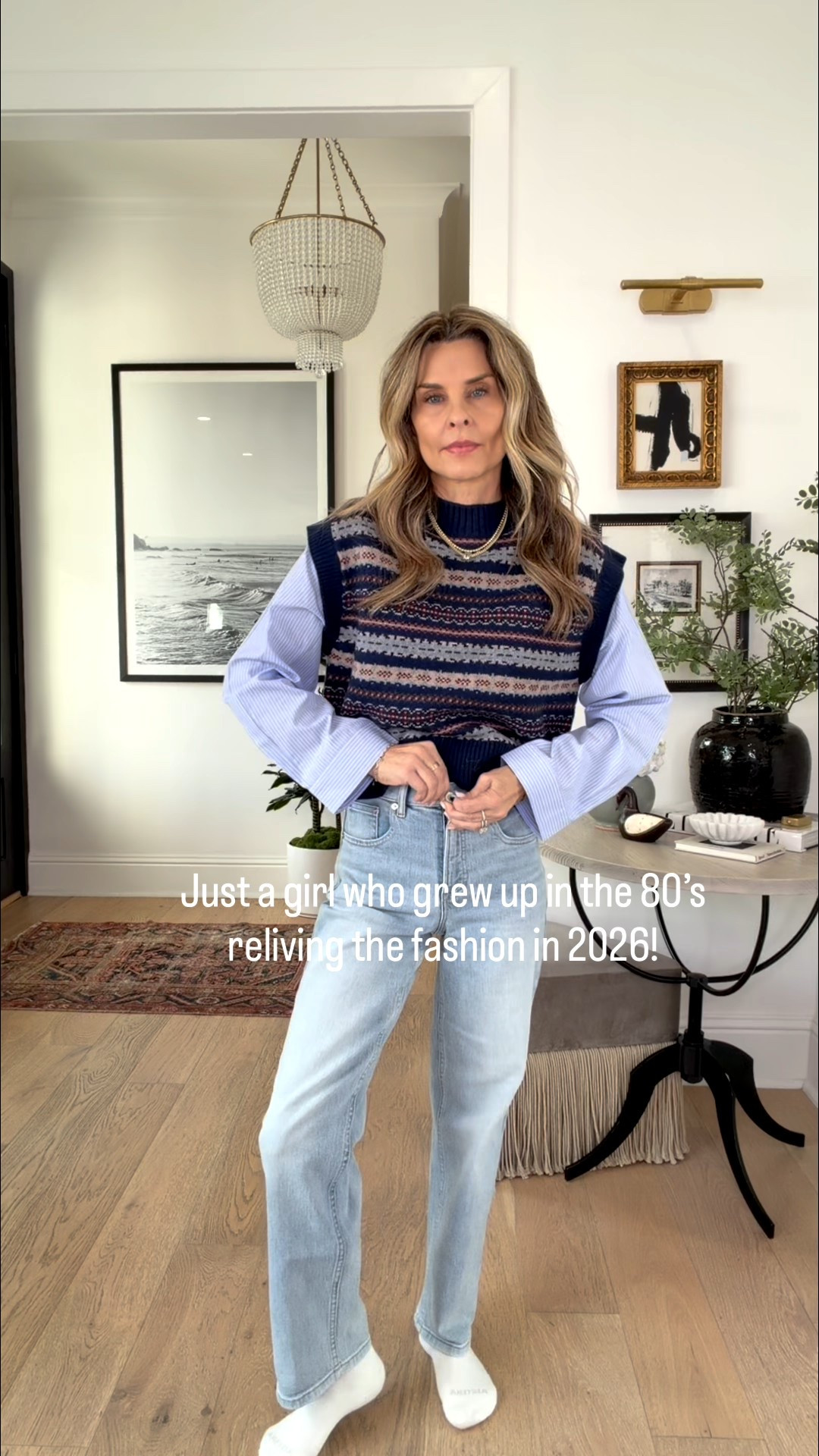 -twofer vest is gorgeous! TTS 
-Spanx jeans have a great fit with shaping tech! TTS IM 5’6”
-loafers TTS 
-cashmere scarf is a steal from Quince
-suede jacket sz S. She’s a classic piece! 



#LTKOver40 #LTKootd #LTKFindsUnder100